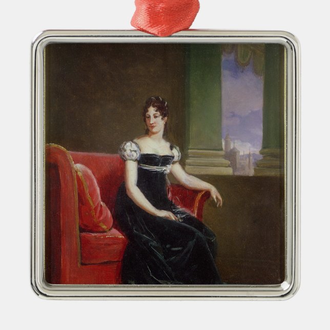 Desiree Clary  Queen of Sweden Metal Ornament (Front)
