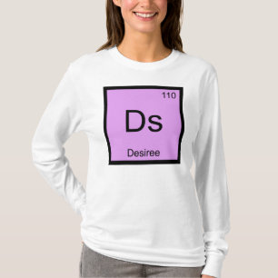 Desiree Name Chemistry Element Periodic Table T-Shirt