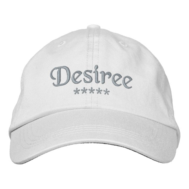 Desiree Name Embroidered Baseball Cap (Front)