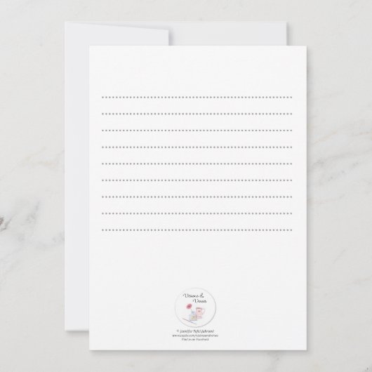 Desires of Your Heart Scripture Coloring Postcard (Back)