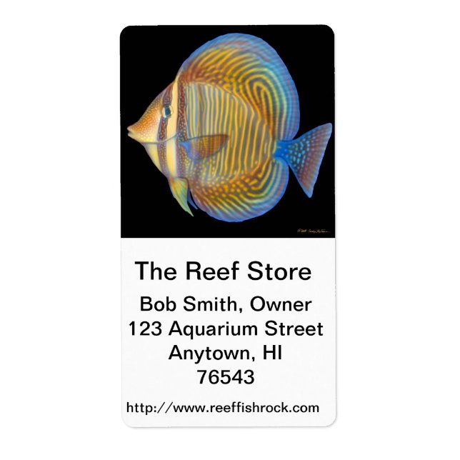 Desjardins Sailfin Tang Customizable Label (Front)