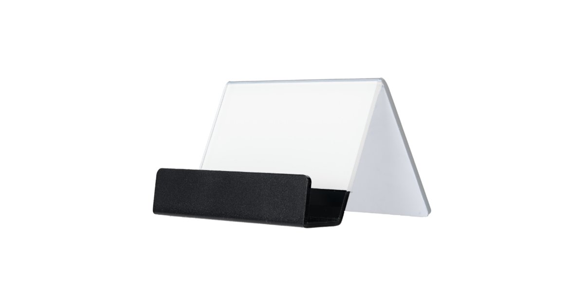 Desk Card Holder Zazzle