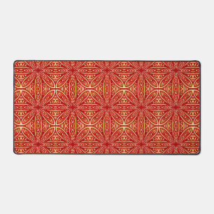 Desk Mat, A vintage red color classic design Des Mat
