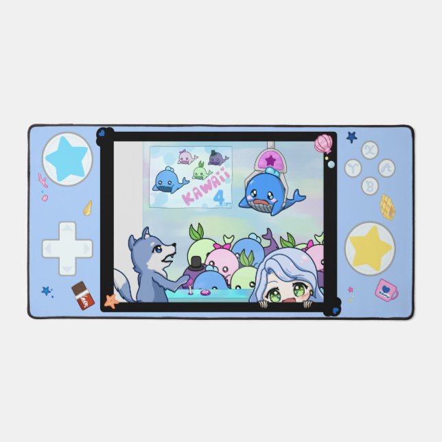 Desk Mat Blue (Front)