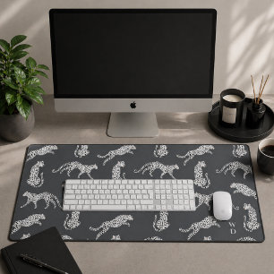Desk Mat Cheetah Pattern Office Desk Mats