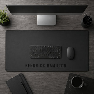 Desk Mat Personalized Name Office Desk Pad Decor