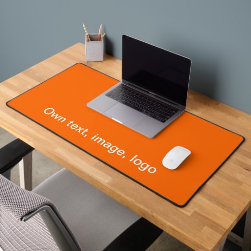 Desk Mat uni Orange