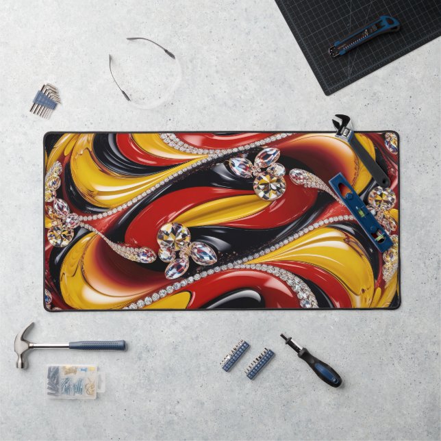 Desk Mat with Colors of Belgium (Workstation)