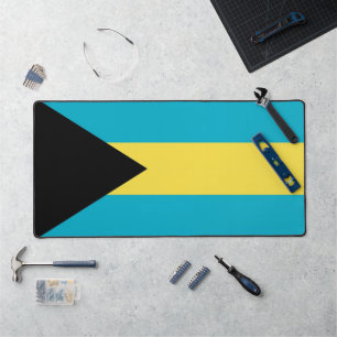 Desk Mat with flag of Bahamas