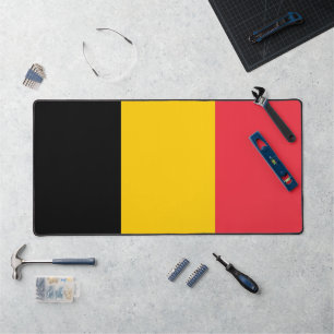 Desk Mat with flag of Belgium