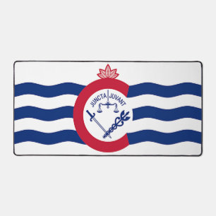 Desk Mat with flag of Cincinnati, USA