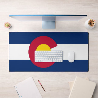Desk Mat with flag of Colorado, USA