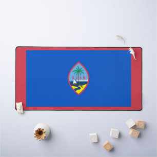 Desk Mat with flag of Guam, USA
