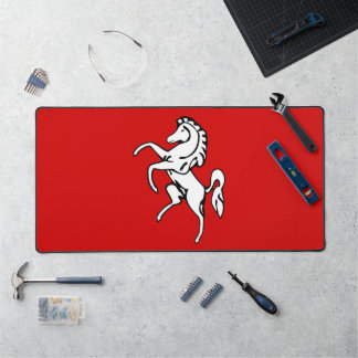Desk Mat with flag of Kent County, UK