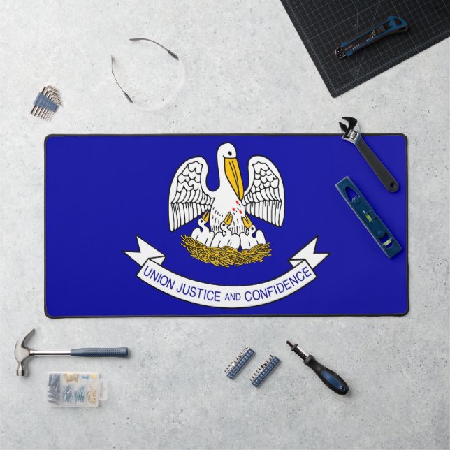 Desk Mat with flag of Louisiana, USA (Workstation)