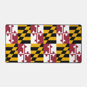Desk Mat with flag of Maryland, USA