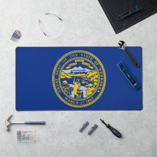 Desk Mat with flag of Nebraska, USA