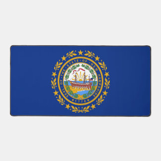 Desk Mat with flag of New Hampshire, USA