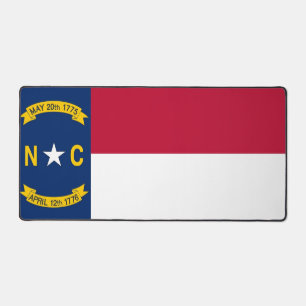 Desk Mat with flag of North Carolina, USA