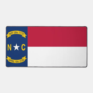 Desk Mat with flag of North Carolina, USA