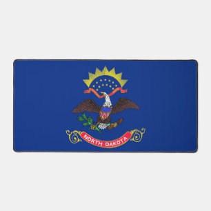 Desk Mat with flag of North Dakota, USA