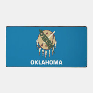 Desk Mat with flag of Oklahoma, USA