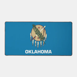Desk Mat with flag of Oklahoma, USA