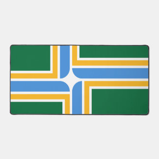 Desk Mat with flag of Portland, USA