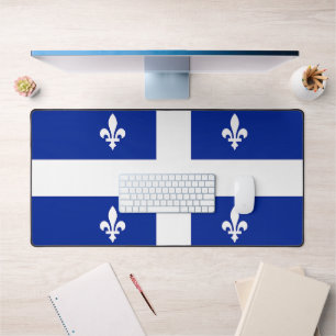 Desk Mat with flag of Quebec, Canada