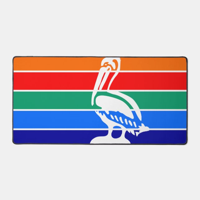 Desk Mat with flag of St. Petersburg (Front)