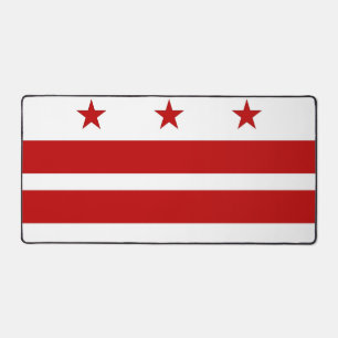 Desk Mat with flag of Wasshington DC