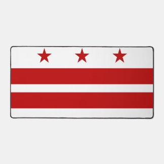 Desk Mat with flag of Wasshington DC