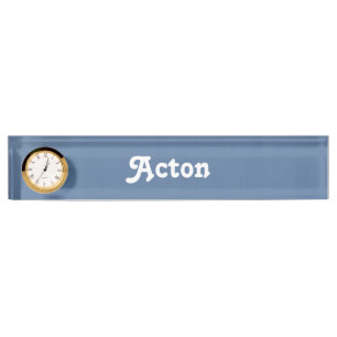Desk Name Plate Acton
