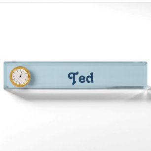 Desk Name Plate Ted