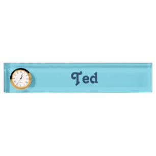 Desk Name Plate Ted