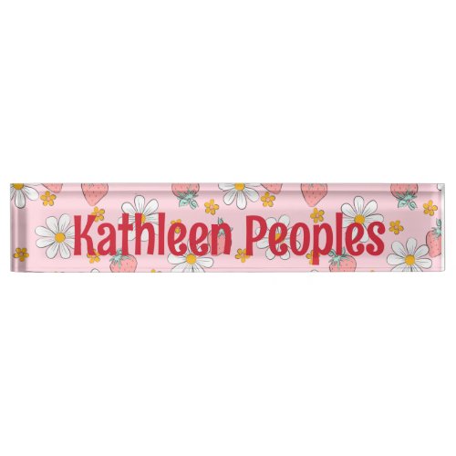 Desk Nameplate for teacher principal or office