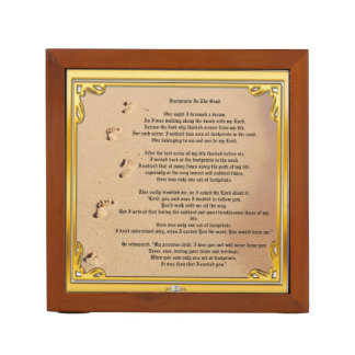 Desk Organizer Footprints In The Sand