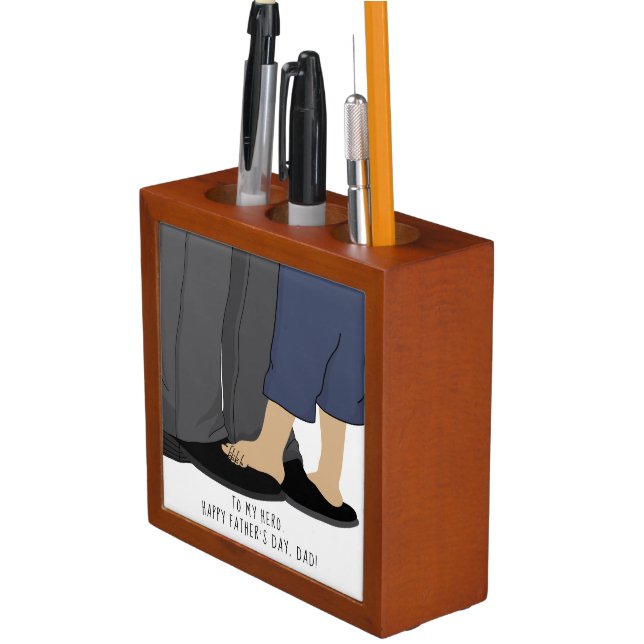 Desk Organizer Happy Father's Day Dad (In Situ)