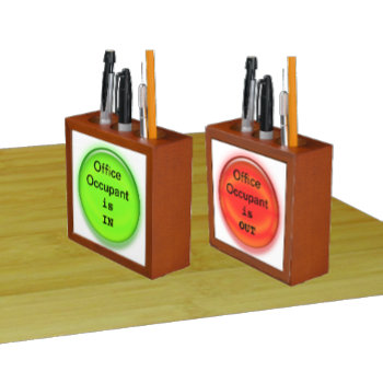 Desk Organizer - In/out Pencil Holder by bkmuir at Zazzle