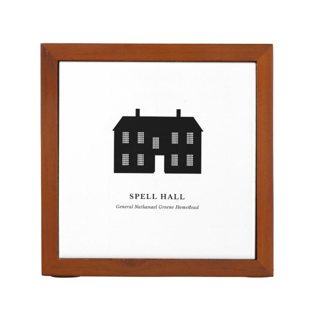 Desk Organizer — Spell Hall (Front)