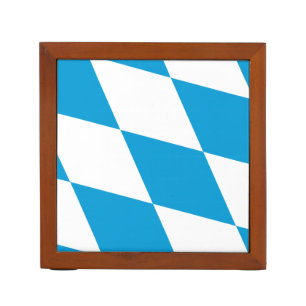 Desk organizer with Flag of Bavaria, Germany