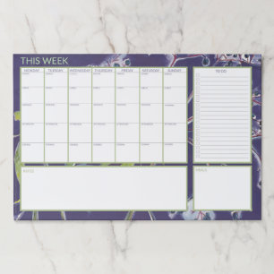 Desk Weekly Planner Tear Away Paper Pad