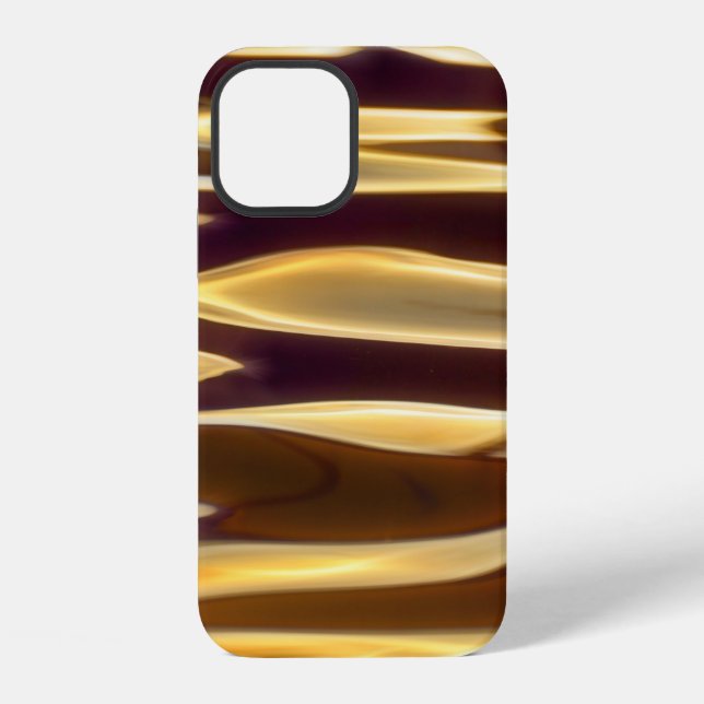 Desktop abstract gold pattern iphone case (Back)
