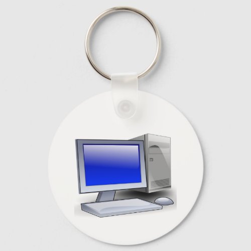 Desktop Computer Keychain