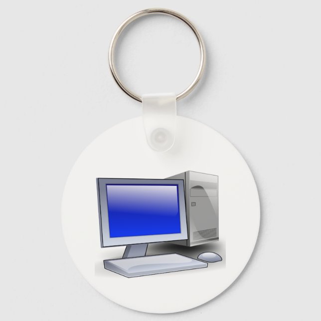 Desktop Computer Keychain (Front)