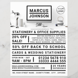 Desktop, Stationery & Office Supplies, Stationer Flyer