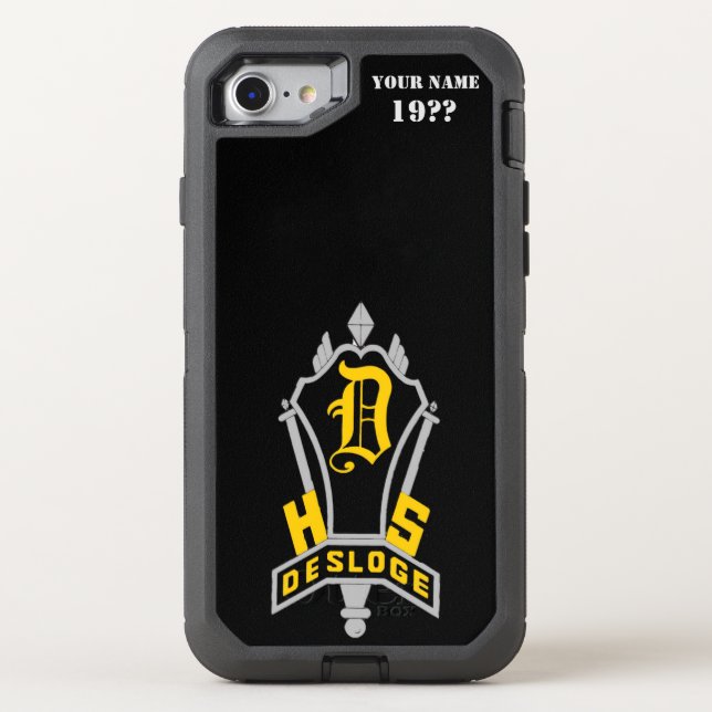 DESLOGE HIGH SCHOOL OTTERBOX iPhone CASE (Back)