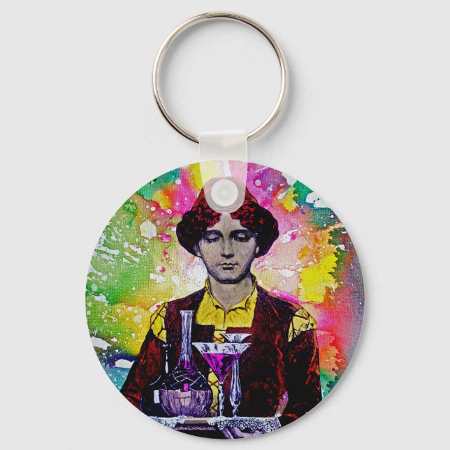 Desmond by Michael Moffa Keychain (Front)