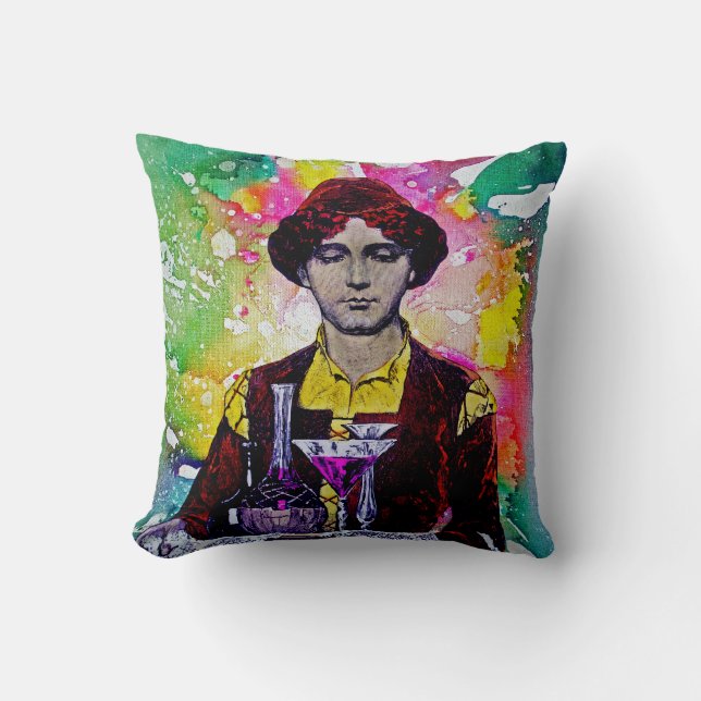 Desmond by Michael Moffa Throw Pillow (Front)