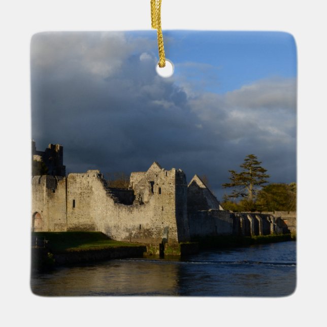 Desmond Castle in Adare Ireland Ceramic Ornament (Front)